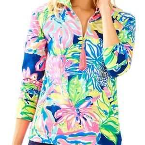 EUC Lilly Pulitzer Skipper Popover - Rare Print